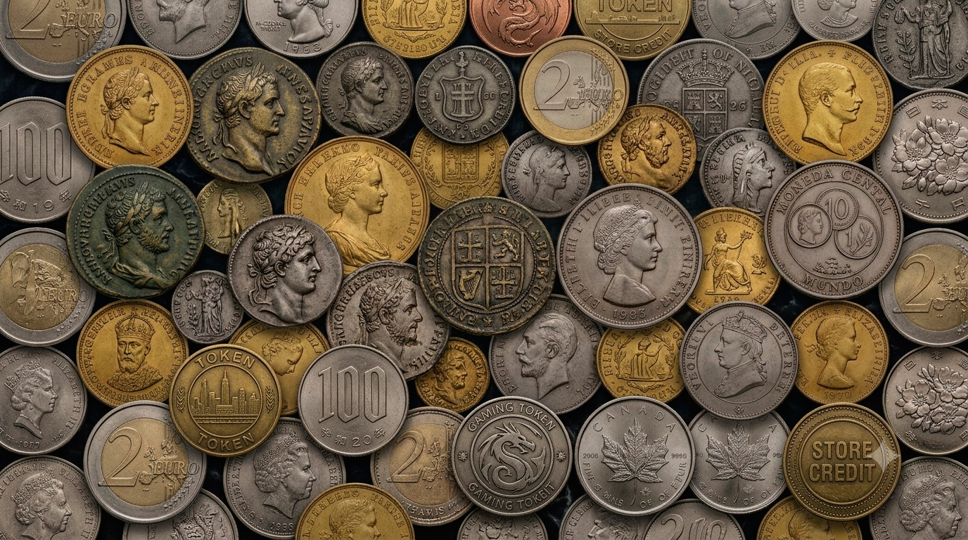 Fondo de monedas
