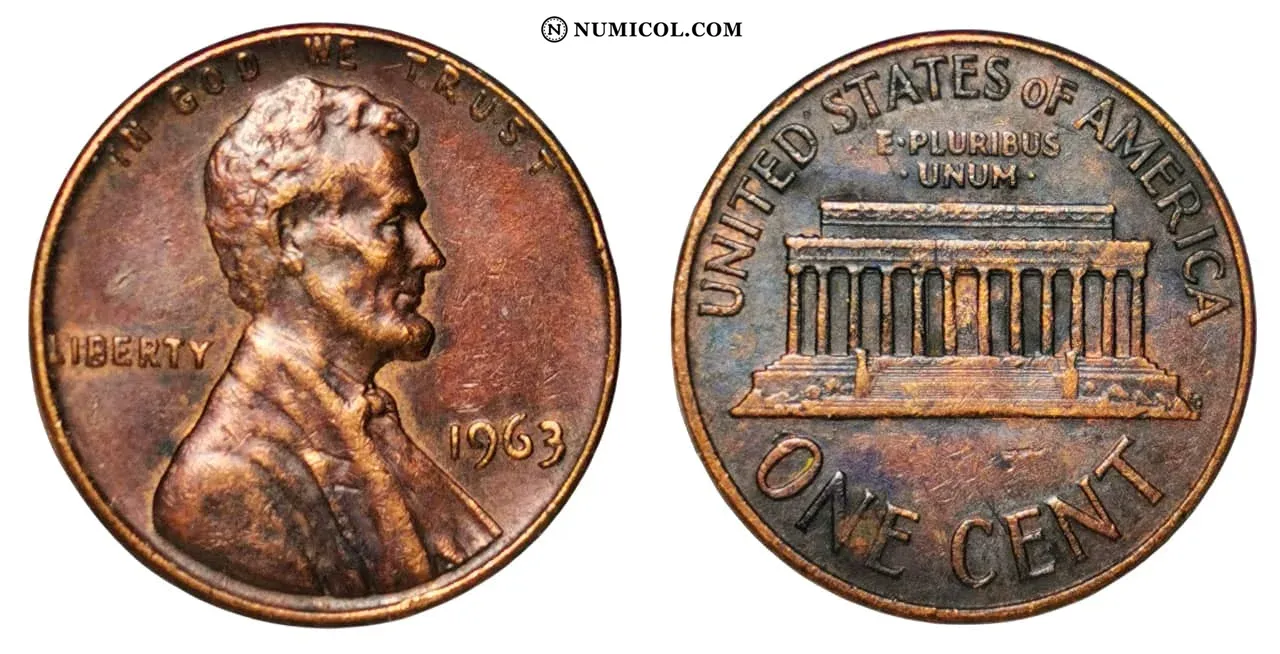 Moneda 1 Cent "Lincoln Memorial Cent" (Bronce)