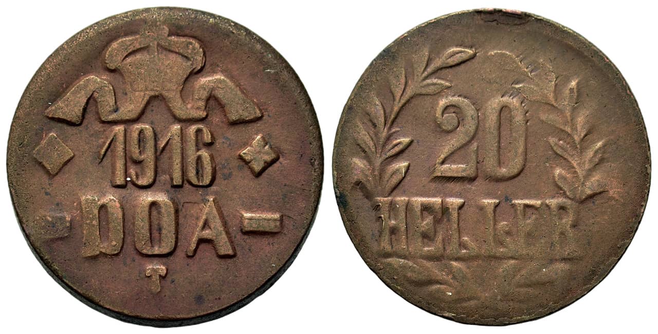 Moneda 20 Heller - Wilhelm II (Tabora Emergency Coinage)