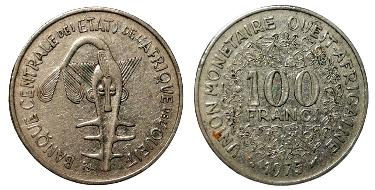 Moneda 100 Francs CFA