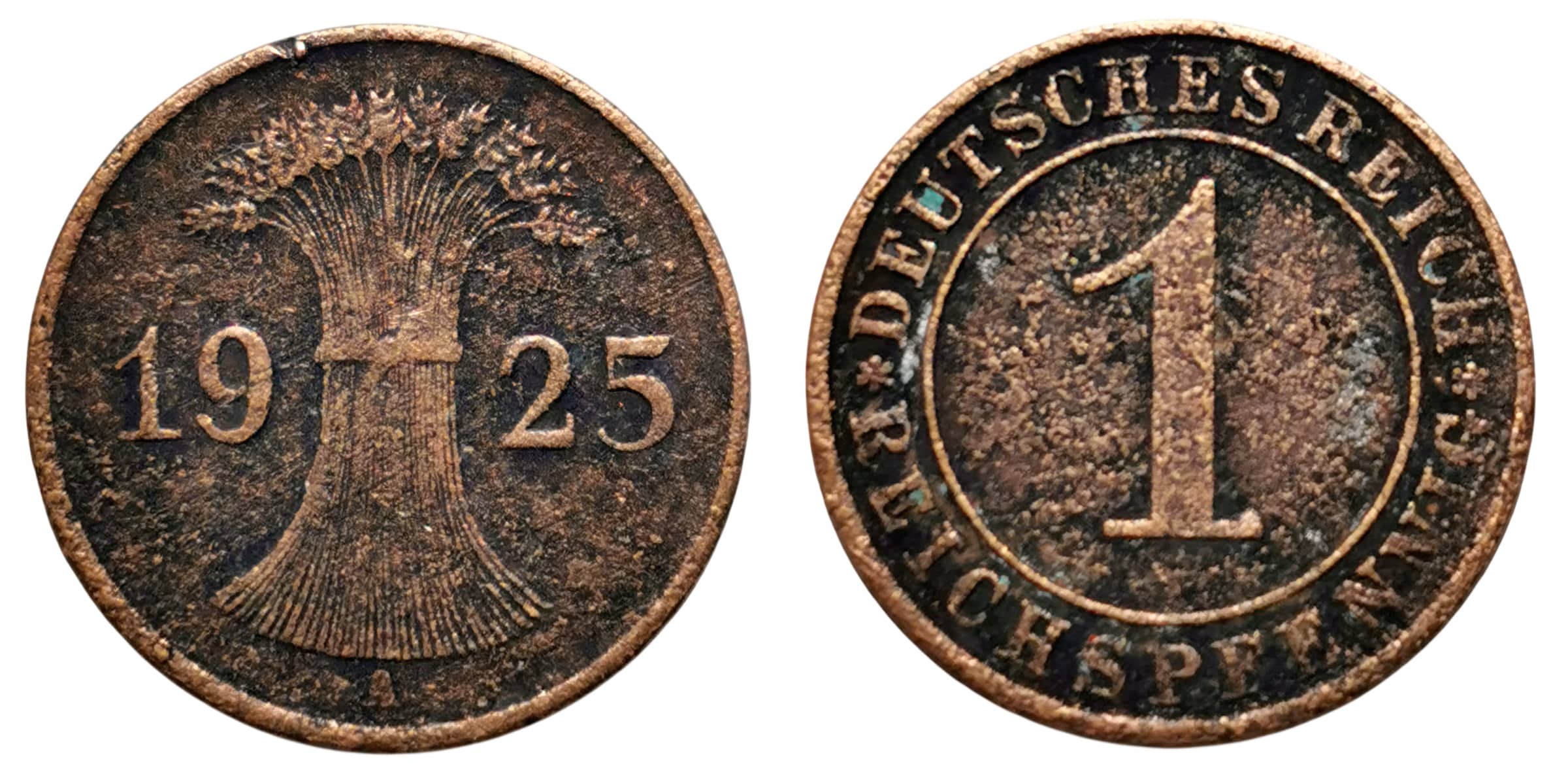 Moneda 1 Reichspfennig