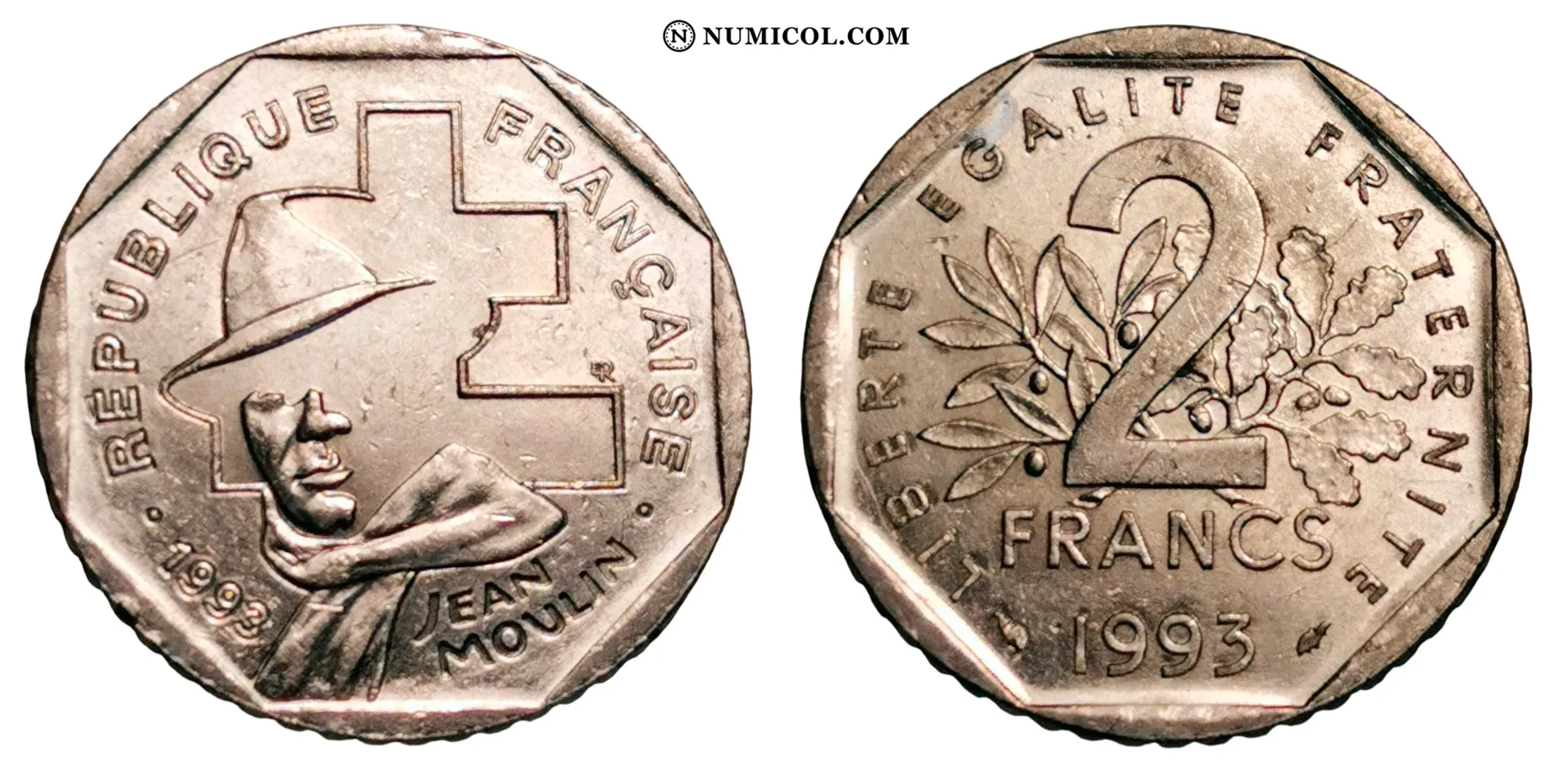 2 Francs (Jean Moulin)