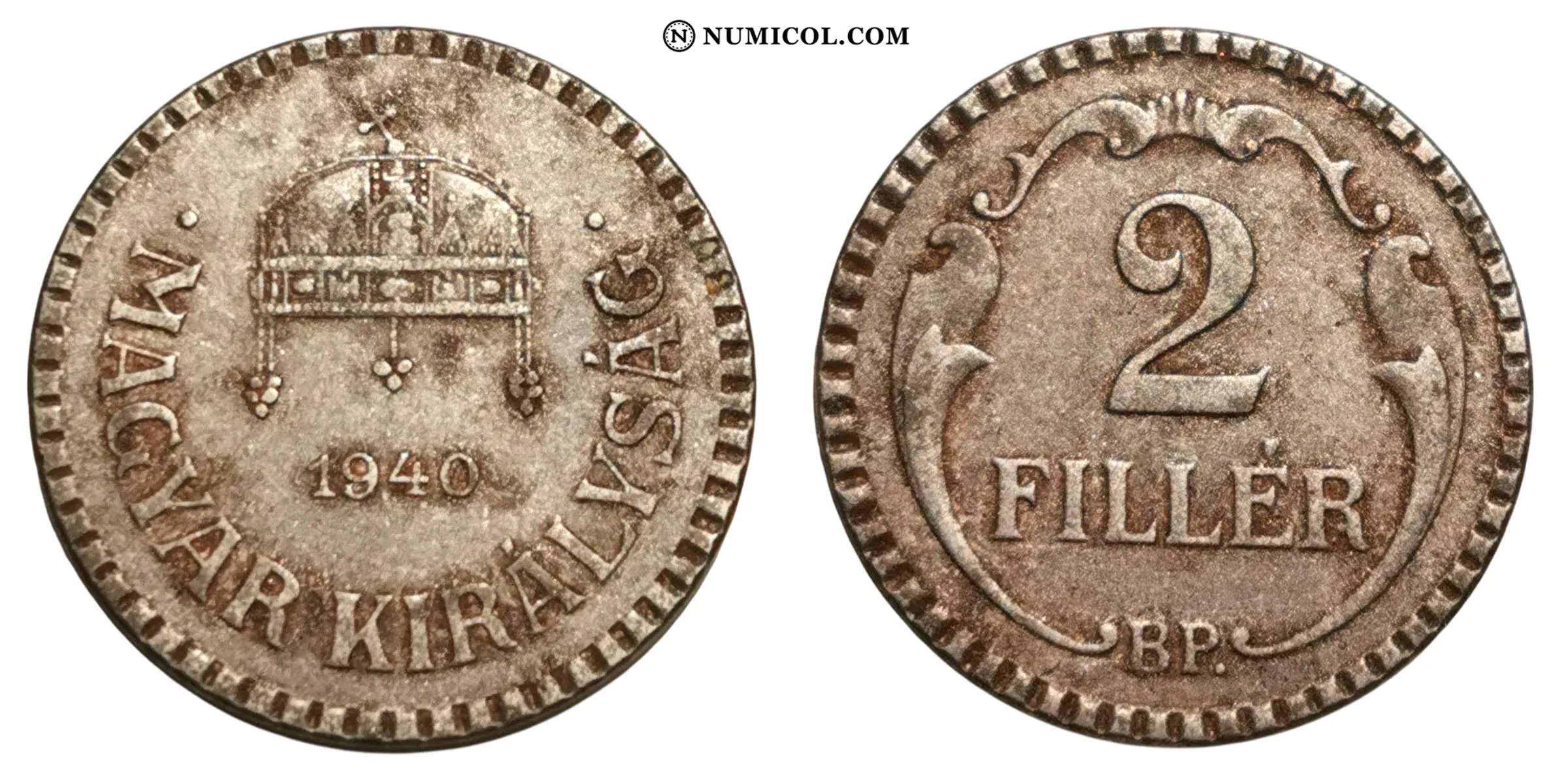 2 Fillér - Miklós Horthy