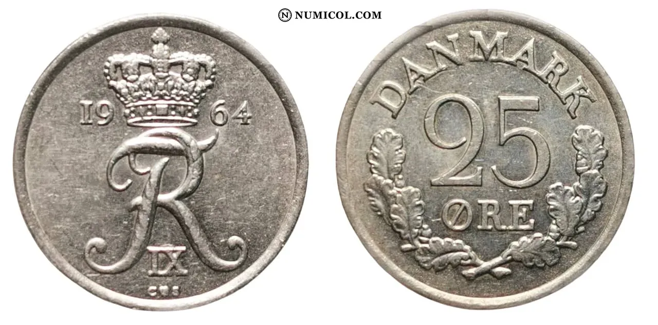25 Øre - Frederik IX